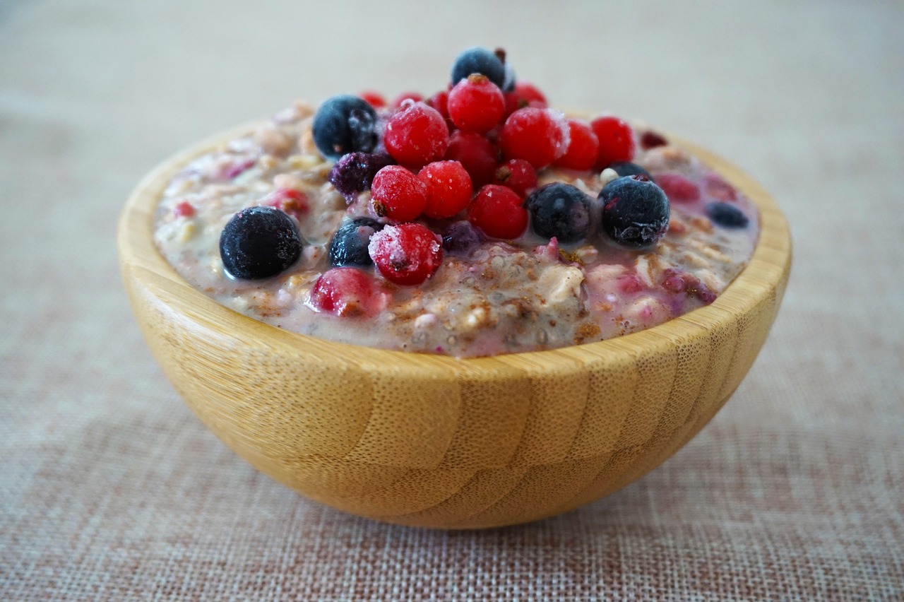porridge frutta