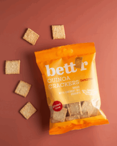 crackers quinoa e semi di sesamo
