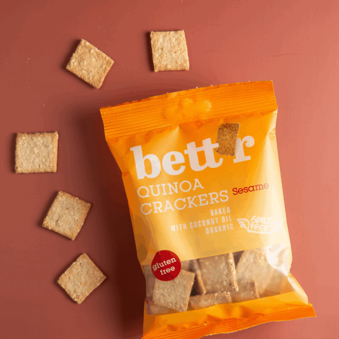 crackers quinoa e semi di sesamo